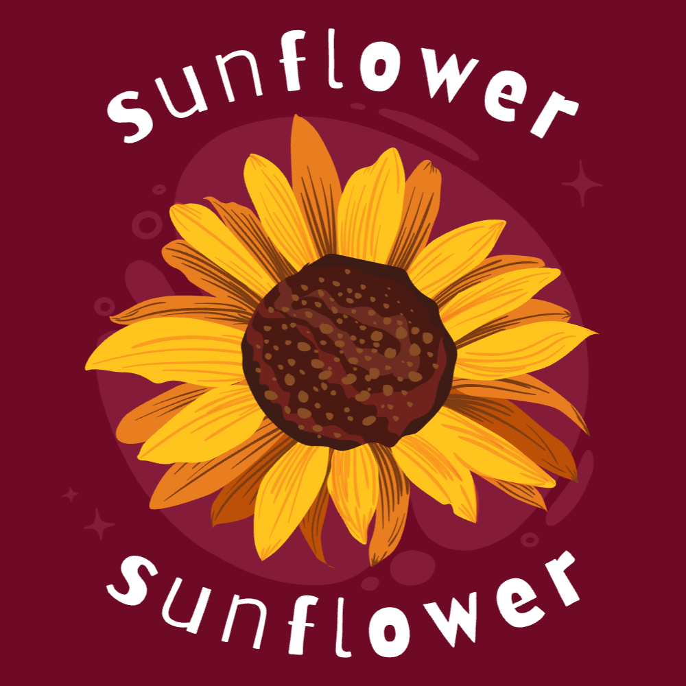 Sunflower nature editable t-shirt template | Create Designs