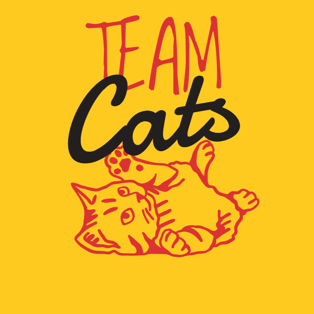 Team Cats Editable T-Shirt Template | T-Shirt Maker