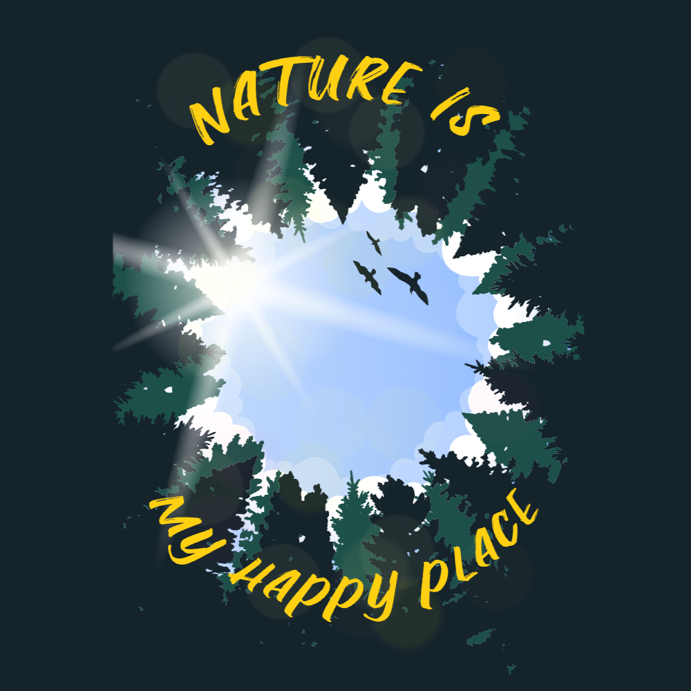 Tree canopy editable t-shirt template | Create Online