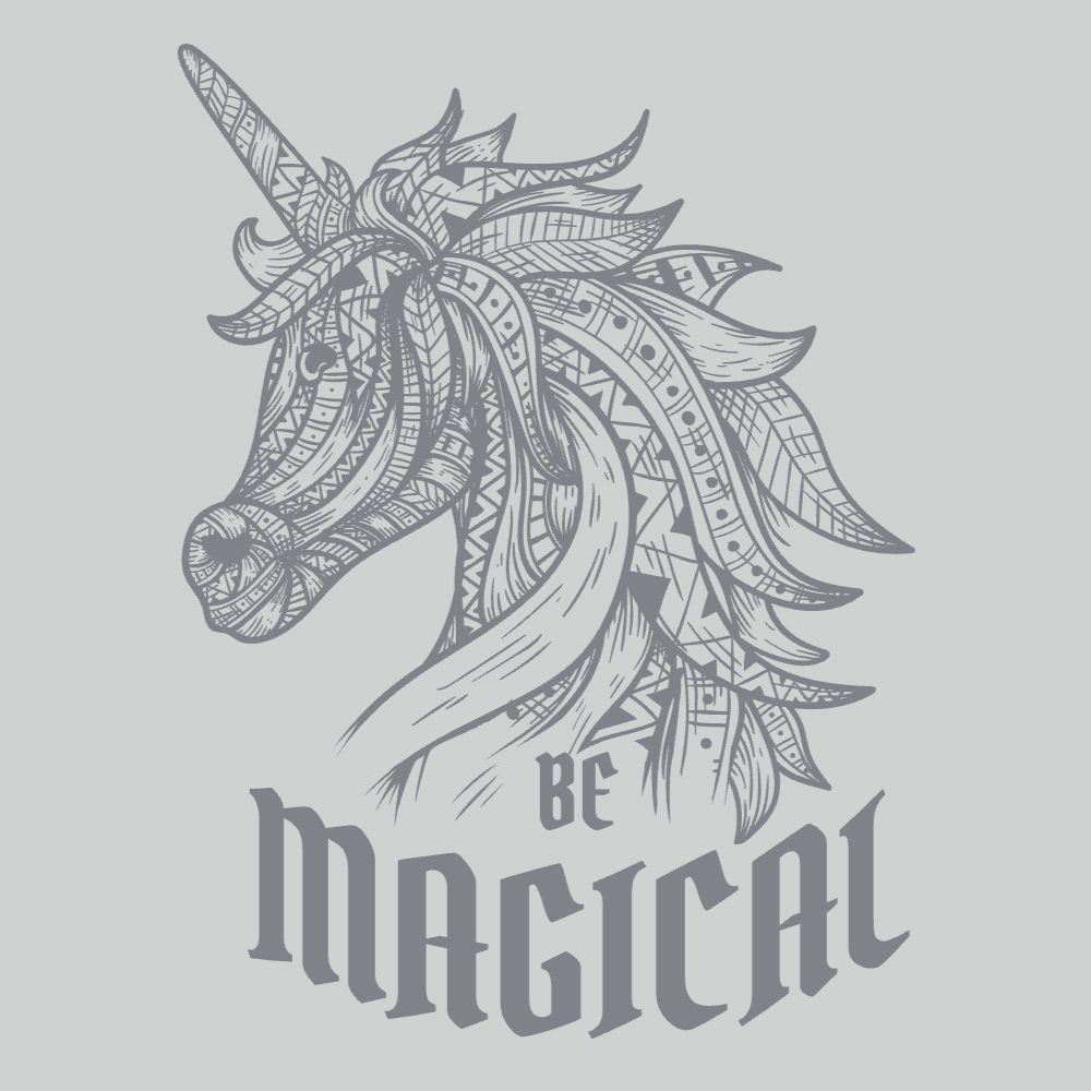 Tribal unicorn editable t-shirt template | Create Merch
