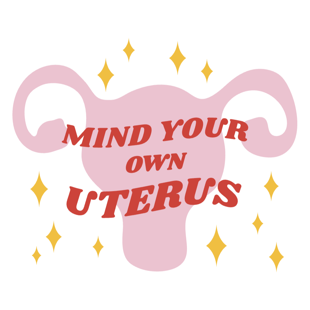 Uterus t-shirt template editable | Create Merch
