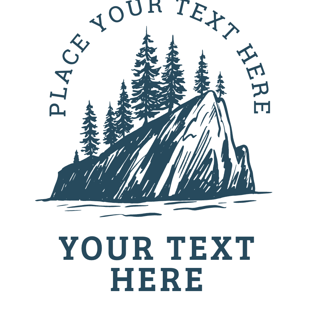 Valley trees editable t-shirt template | Create Merch