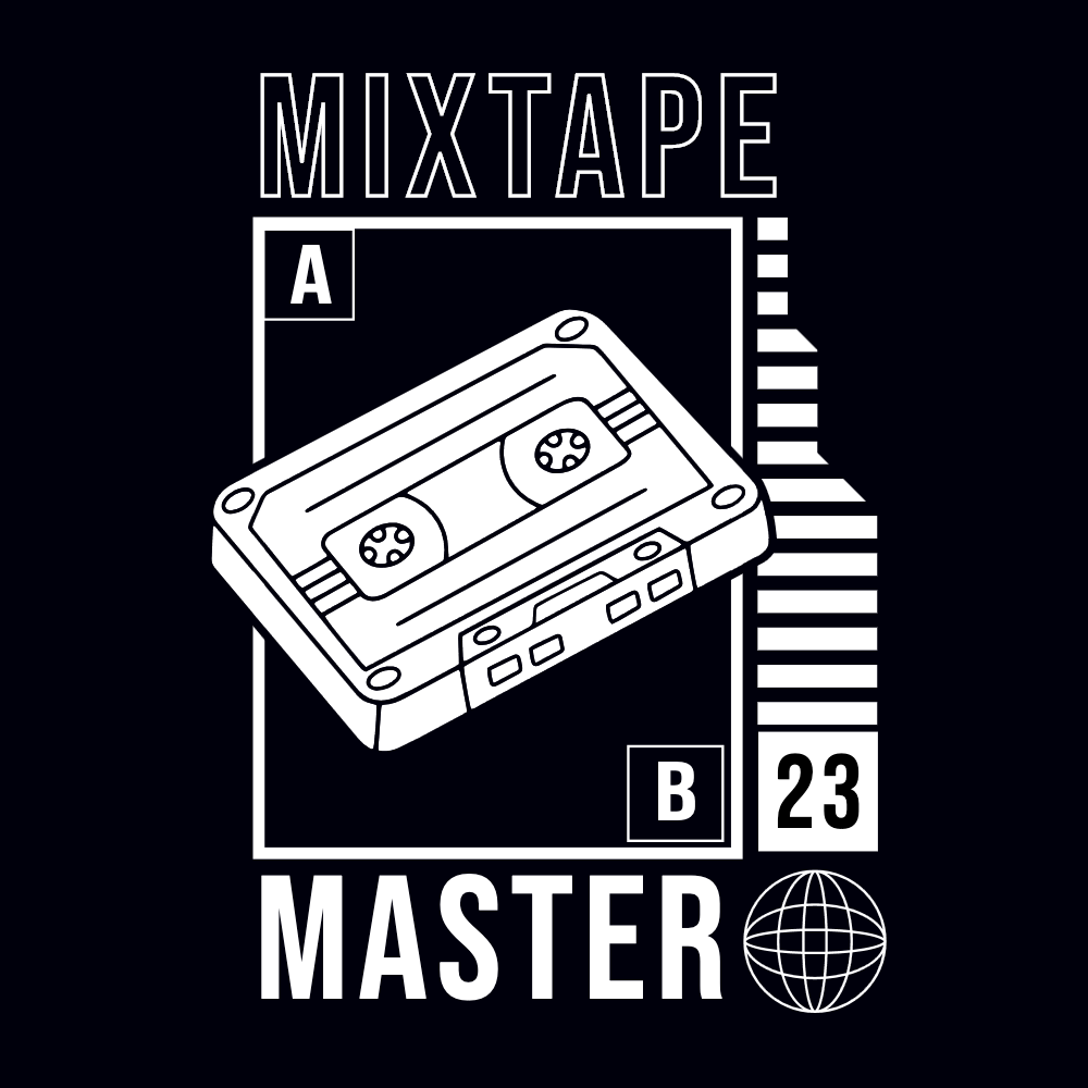 Vaporwave mixtape editable t-shirt template | Create Online