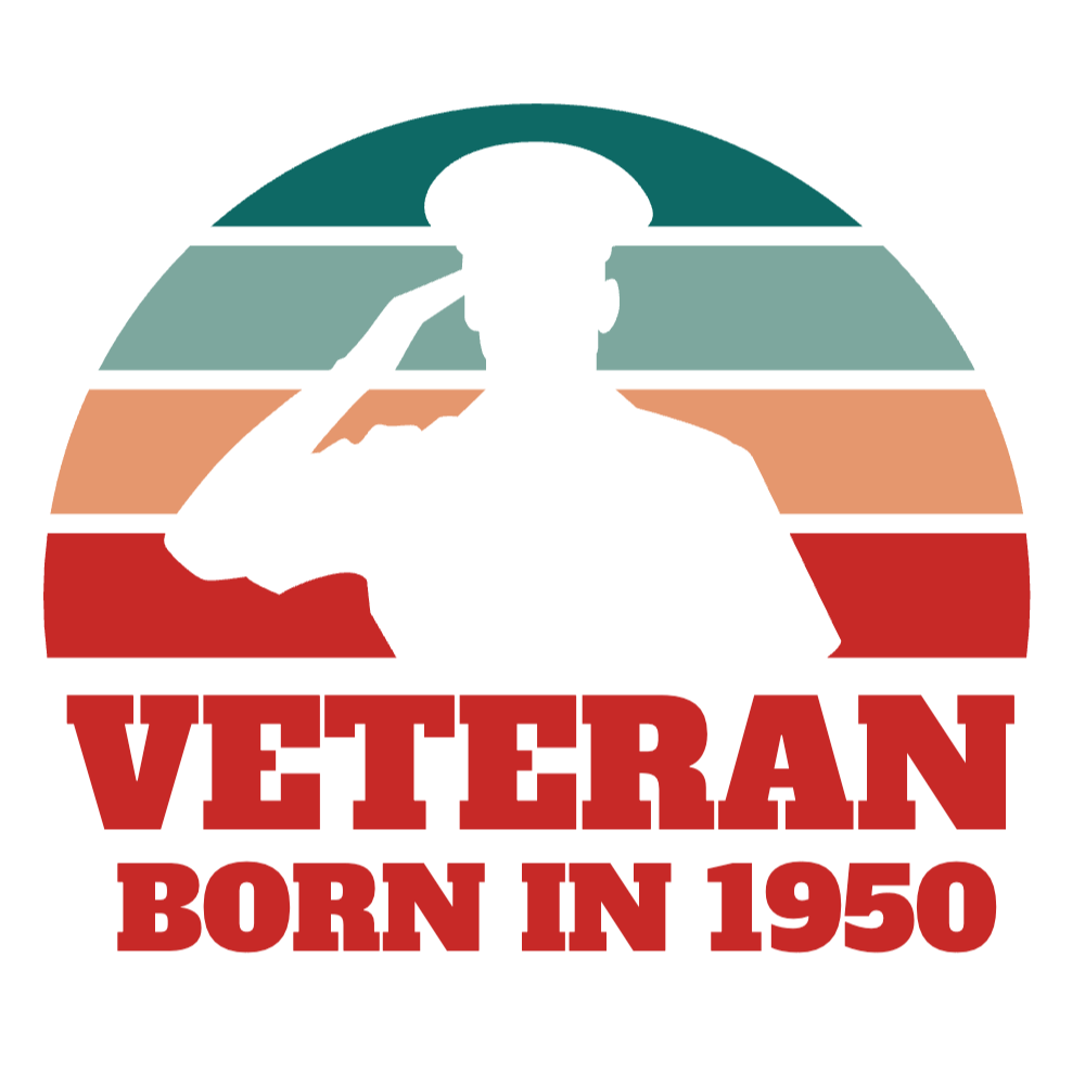 Veteran 1950 editable t-shirt template | Create Merch