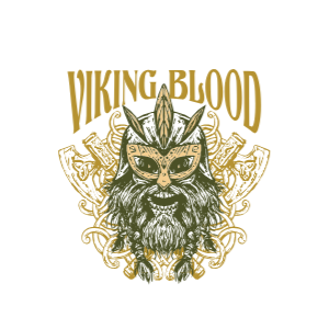 Viking warrior editable t-shirt template