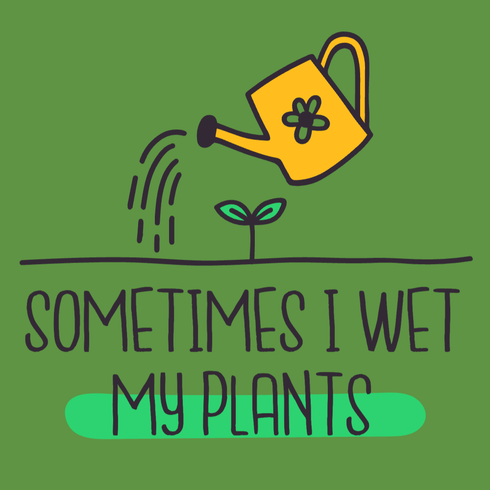 Wet my plants editable t-shirt template | Create Designs
