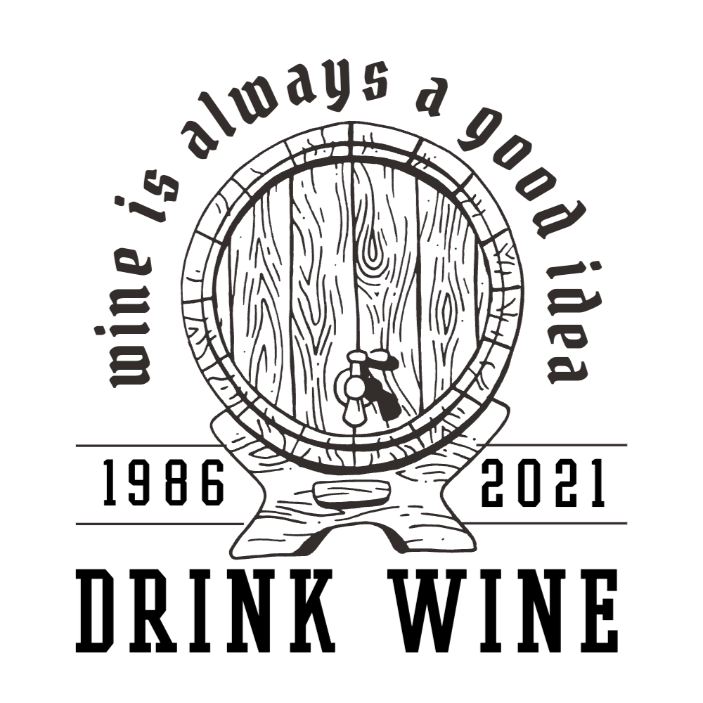 Wine barrel editable t-shirt template | Create Designs