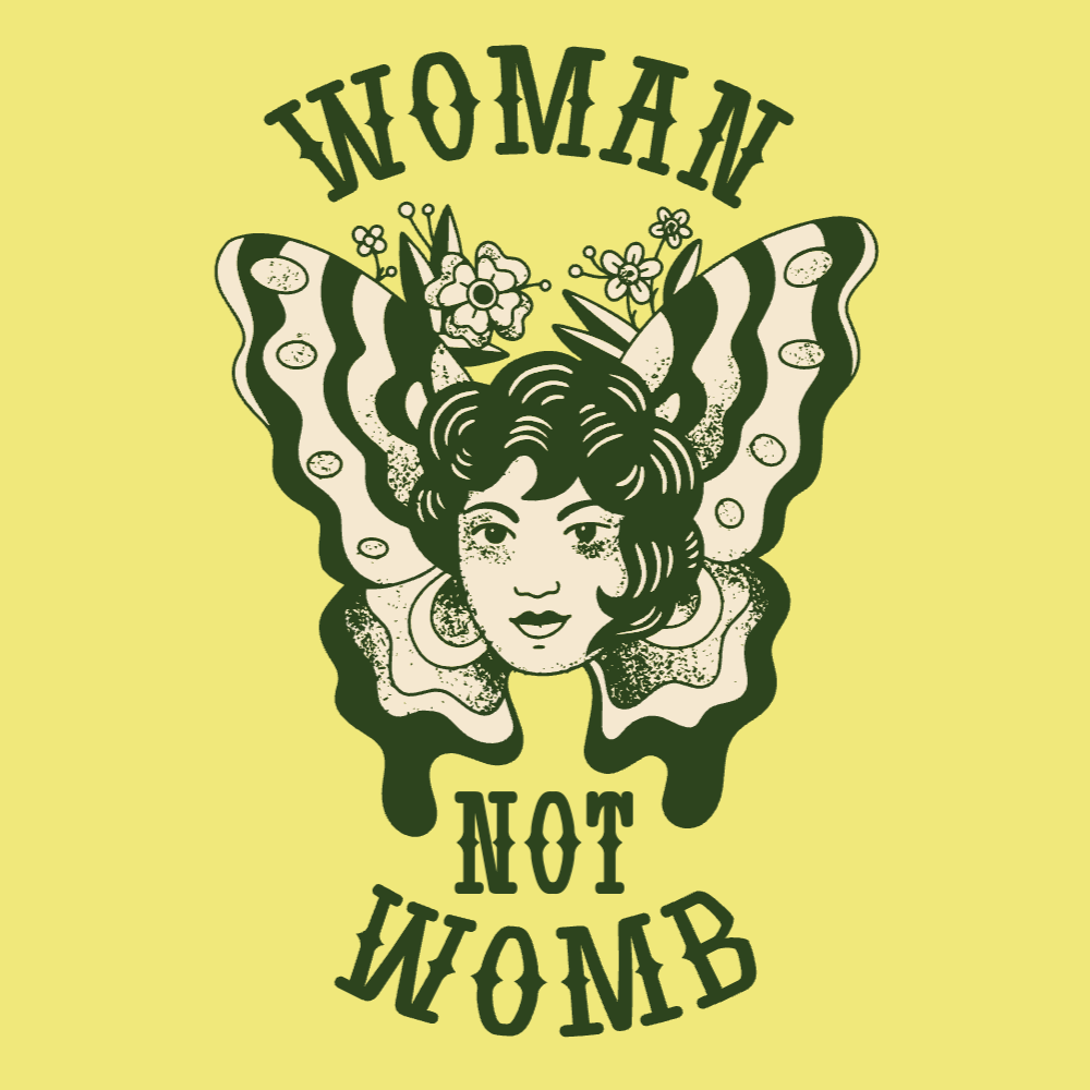 Woman butterfly editable t-shirt template | Create Online