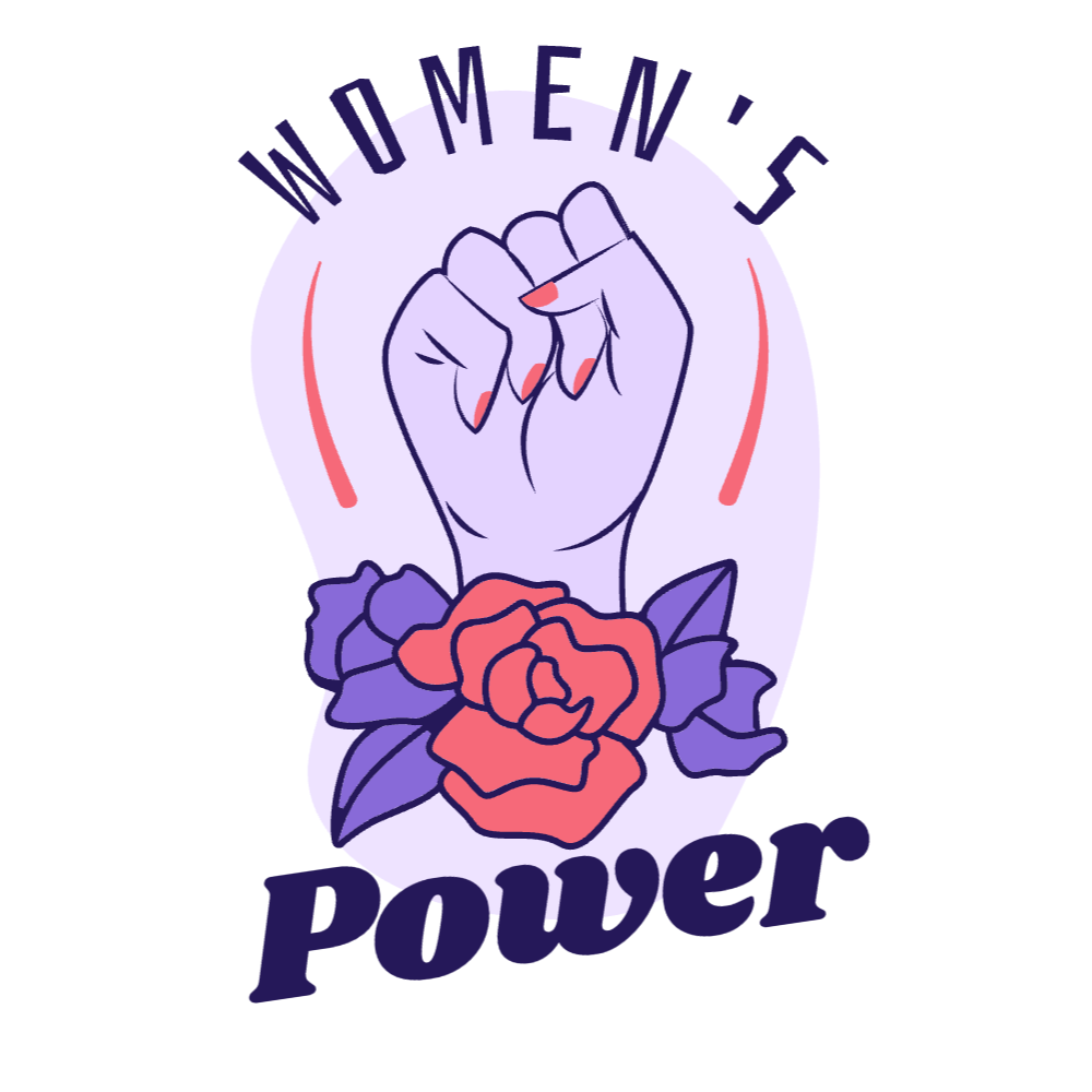 Womens day flowers editable t-shirt template | Create Online