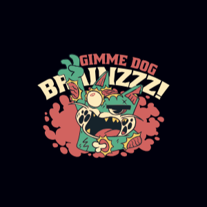 Zombie cat editable t-shirt template