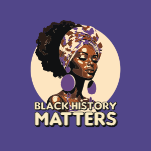 Black history matters editable t-shirt template