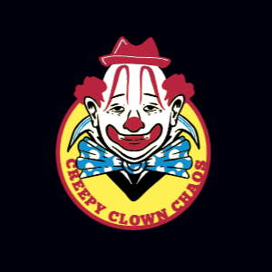 Clown badge editable t-shirt template