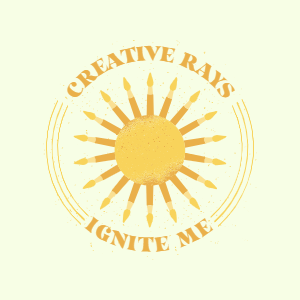 Creative rays sun editable t-shirt template