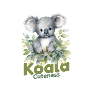 Cute koala editable t-shirt template