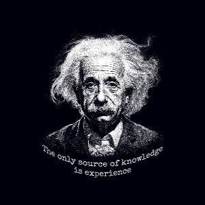 Einstein knowledge editable t-shirt template
