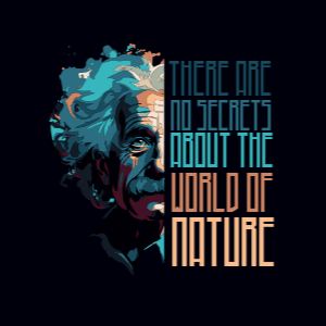 Einstein quote editable t-shirt template