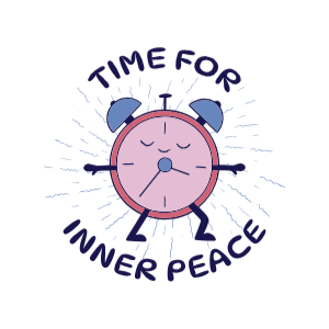 Time for inner peace editable t-shirt template