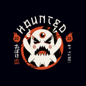 Japanese ghost editable t-shirt design template
