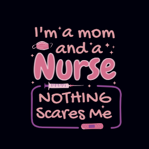 Mom nurse editable t-shirt design template