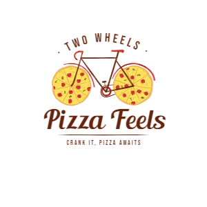 Pizza bicycle editable t-shirt template