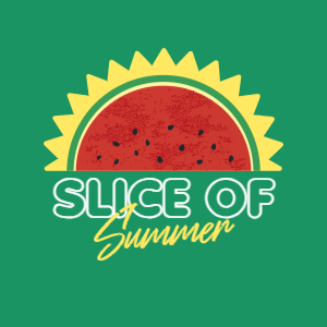 Slice of summer editable t-shirt template
