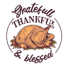 Thanksgiving food editable t-shirt template