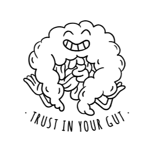 Trust in your gut editable t-shirt template
