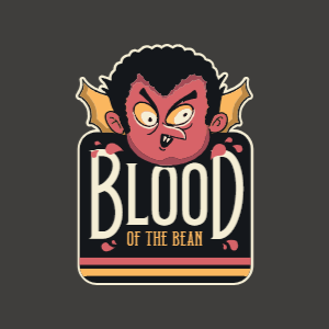 Vampire cartoon editable t-shirt design template