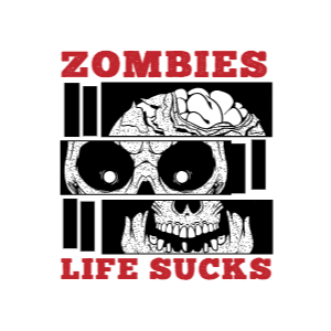 Zombie comic book editable t-shirt design template