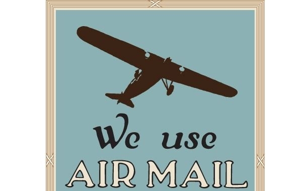 Usamos correo aéreo Vector