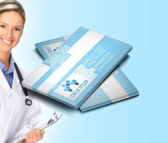 Classic Medical Profession Business Card Classic Medical Profession Business Card