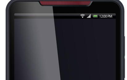 Vector de teléfono móvil con sistema operativo Android