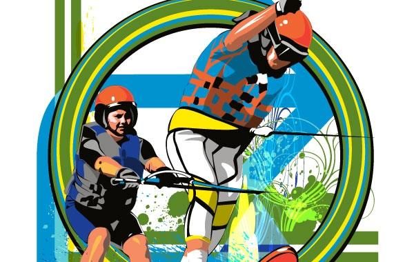 Water Skiiers Water Skiiers