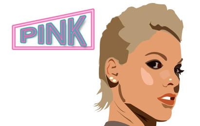 Ilustración rosa