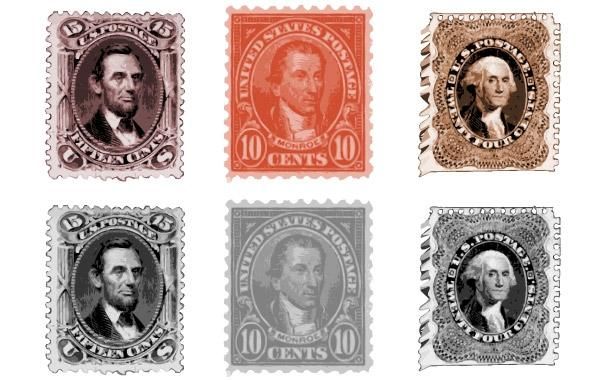 Old stamp Vectors Old stamp Vectors