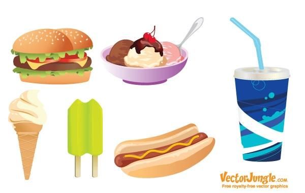 FREE VECTOR JUNK FOOD FREE VECTOR JUNK FOOD