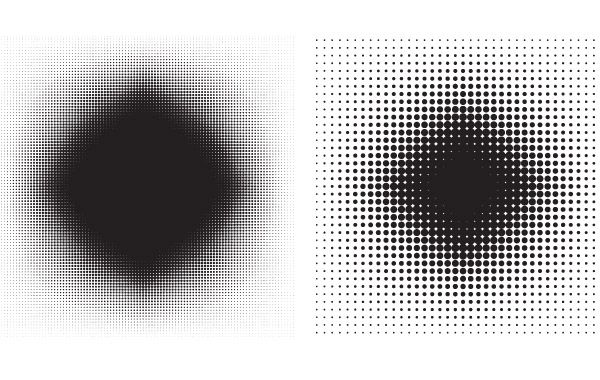 6 Halftone Patterns - Vector download