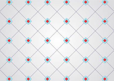 Geometrisches Kreuzungsmuster der abstrakten gepunkteten Linie