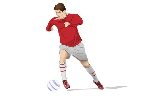 Christiano Ronaldo Football Player Vector