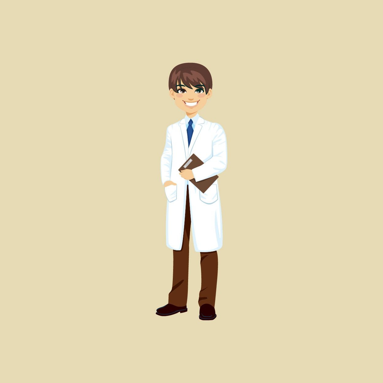 Personagem de desenho animado médica