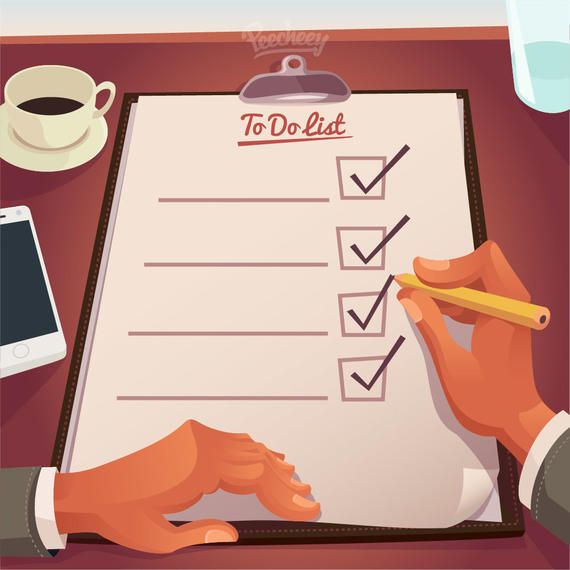 To Do List on Hardboard To Do List on Hardboard