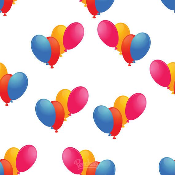 Colorful Simple Seamless Balloon Pattern Colorful Simple Seamless Balloon Pattern