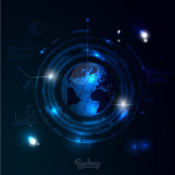 Modern Earth Background Design Modern Earth Background Design