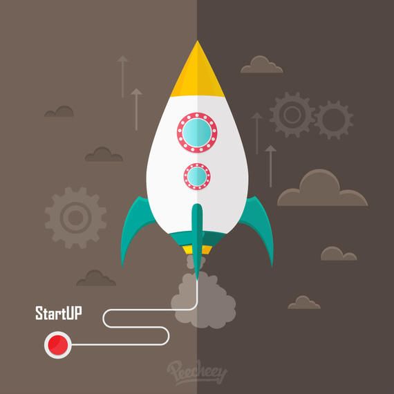 Funky Style Startup Industrial Background Funky Style Startup Industrial Background