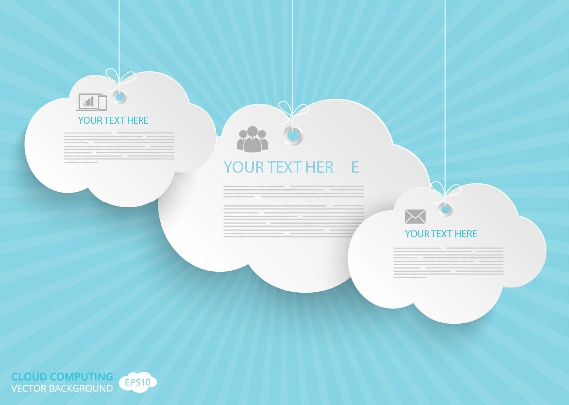 Kommunikations-Cloud-Computing-Konzept