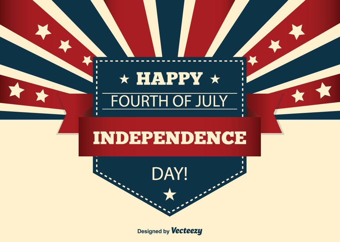 Creative USA Independence Day Card - Vector download