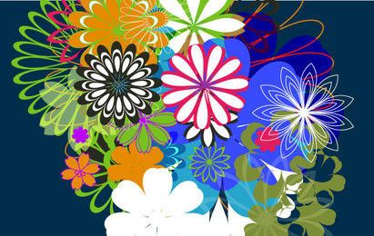 Vectores libres aleatorios - Parte 7: Flores