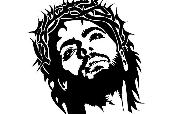 Jesus Face Vector