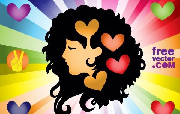 Love Girl Colorful Love Girl Colorful