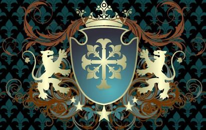 Escudo adornado